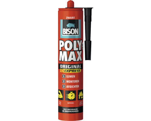 BISON Poly max® express zwart 425 gr