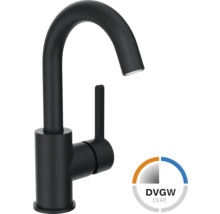 Zwarte kraan met DVGW-certificaat