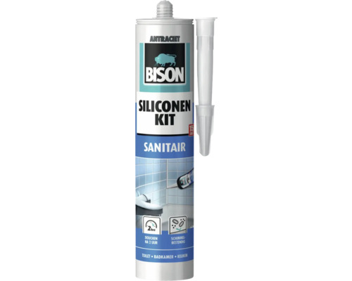 BISON Sanitair siliconenkit antraciet 300 ml