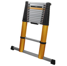 Uitgeschoven aluminium telescoopladder
