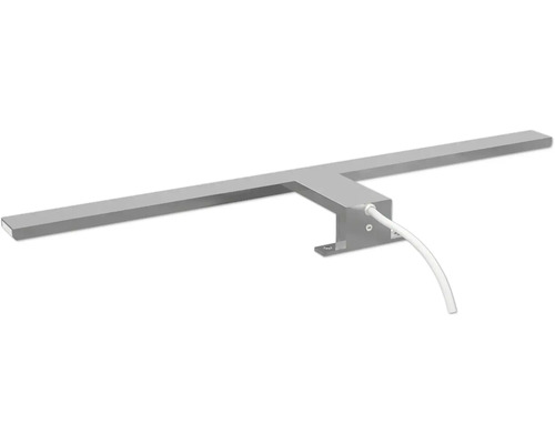 Zilverkleurige LED spiegelverlichting met kabel