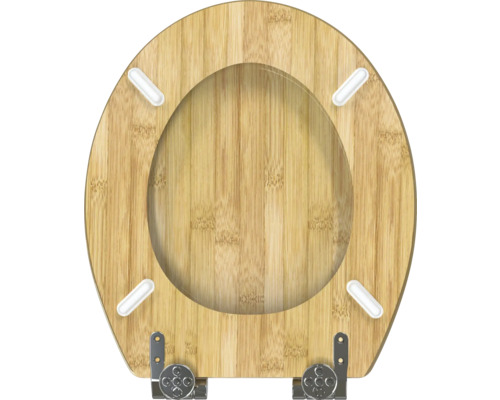 Toiletzitting van bamboe met bevestiging