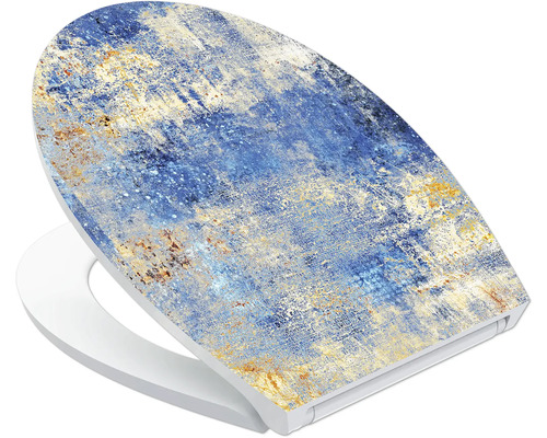 Toiletbril met abstract patroon