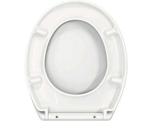 Toiletbril van bovenaf