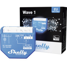 Shelly Qubino Wave 1 smarthome relais met verpakking