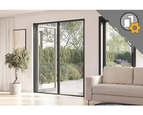 Woonkamer met open terrasdeur en uitzicht op de tuin Woonkamer met open terrasdeur en uitzicht op de tuin