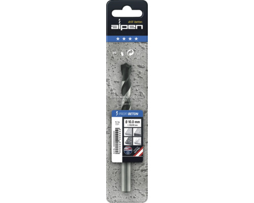 Alpen Profi Beton boor, diameter 10 millimeter
