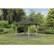 KARIBU Paviljoen Classic Achtrup 1 geïmpregneerd vurenhout 338x338 cm