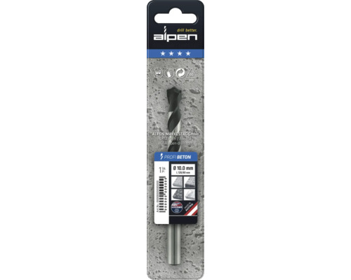 Alpen Profi Betonboor, diameter 10 millimeter
