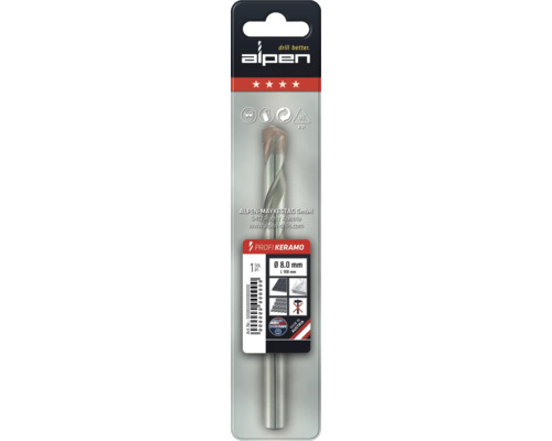 Alpen Keramo tegelboor, diameter 8 millimeter