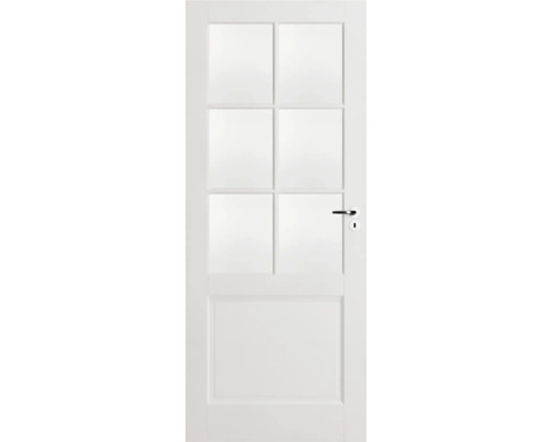 PERTURA Binnendeur 206 opdek links wit gegrond 83x201,5 cm