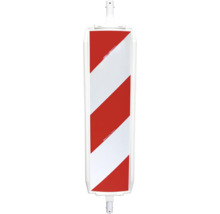 Waarschuwingsbord met rood-witte strepen voor verkeersveiligheid