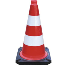 Verkeerskegel met witte streep