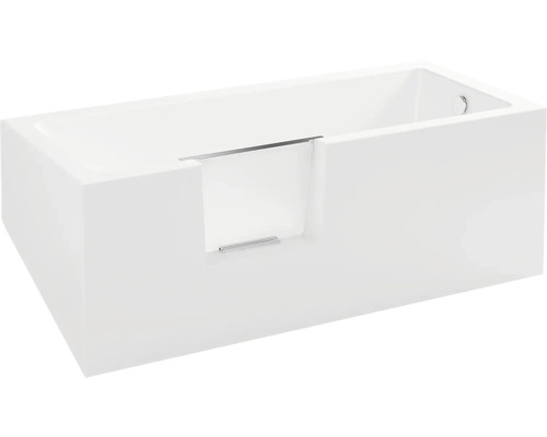 Rechthoekig bad met geïntegreerde baddeur