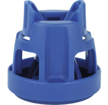 Blauwe gazonmarker van kunststof