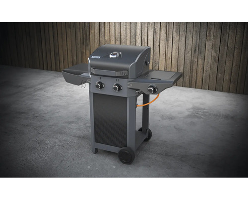 Gasbarbecue met opbergruimtes en wielen