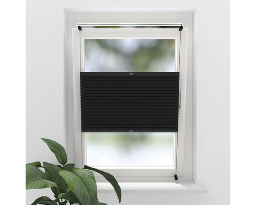 SOLUNA Klemplissé top-down & bottom-up met gelijkgekleurd mechaniek zwart 100x240 cm SOLUNA Klemplissé top-down & bottom-up met gelijkgekleurd mechaniek zwart 100x240 cm