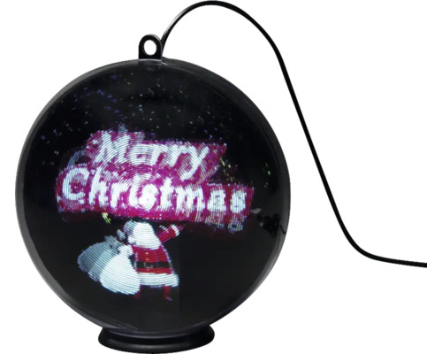 KONSTSMIDE Kerstverlichting LED 3D hologram bol 64 lampjes gekleurd