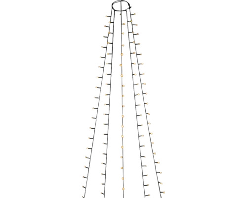 KONSTSMIDE Kerstverlichting LED lichtmantel met app 150 lampjes extra warmwit 1,8 m Decoratieve kerstboom met verlichting voor binnen en buiten
