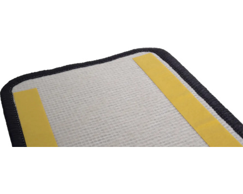 Reinigingspad met plakstrips voor bevestiging.