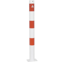 Afzetpaal met gevaarsymbool