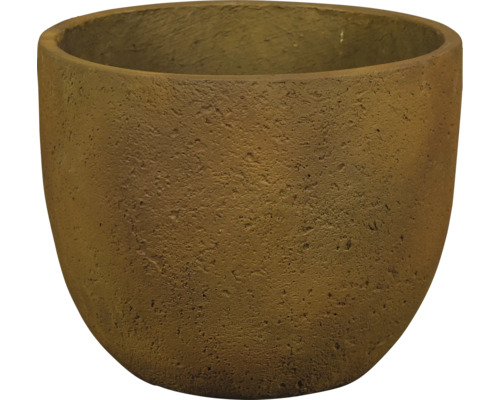 PASSION FOR POTTERY Bloempot Sheldon Fiberclay bruin Ø 30 cm H 24,5 cm