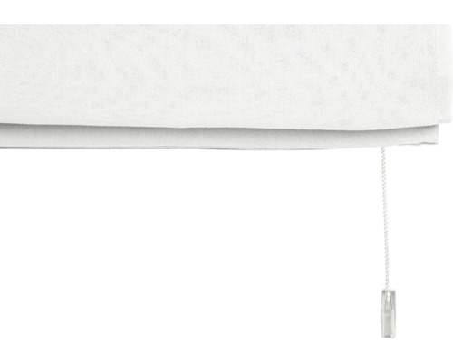 Witte rolgordijnen met trekmechanisme