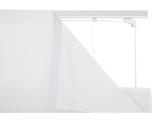 Gordijn met gordijnroede en bevestigingsmaterialen