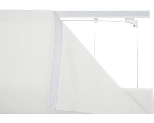 Plissé met bedieningsrail voor raamdecoratie