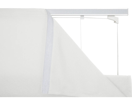 Plisségordijn met bedieningsrail