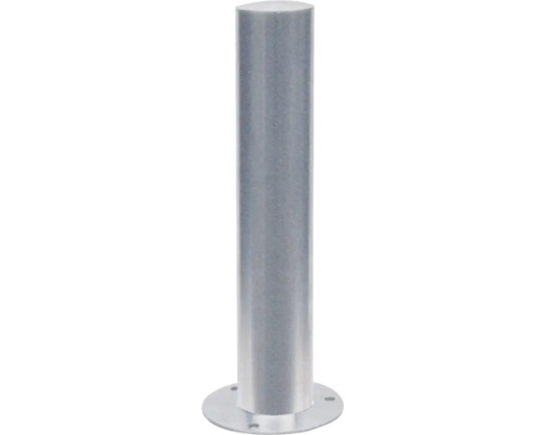 Metalen paal met montageplaat
