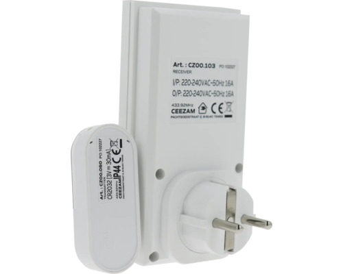 Ceezam draadloze stopcontactset