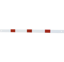 Afzetting met rood-witte markering