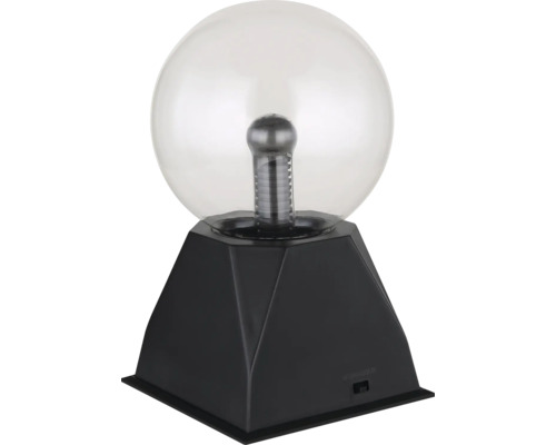 Plasmabal op zwarte sokkel