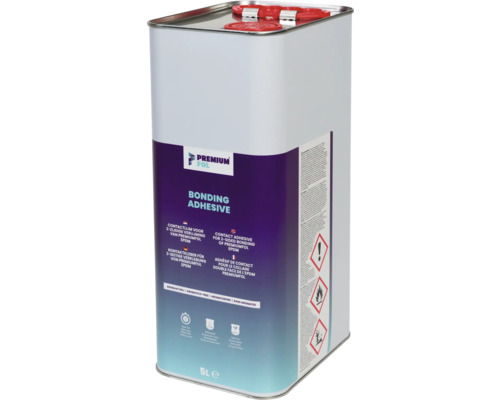 Contactlijm in een 5 liter container voor het verlijmen van Premiumfol EPDM