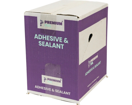 Karton met lijm en afdichtmiddel