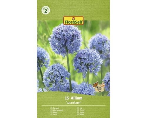FloraSelf Sierui ''caeruleum'' verpakking met Insectvriendelijk keurmerk