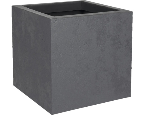 EDA Plantenbak Basalt Up Kunststof antraciet 29,5x29,5x29,5 cm