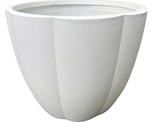 PASSION FOR POTTERY Bloempot Luton Fiberclay wit Ø 23,5 cm H 19,5 cm