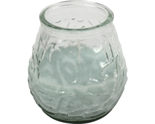 Kaars citronella in glas lichtgroen Ø 9 cm H 10 cm