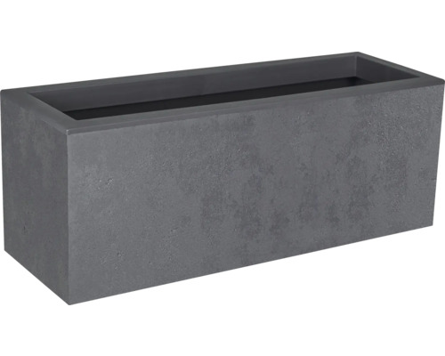 EDA Plantenbak Basalt Up Kunststof antraciet 59x19,5x23 cm