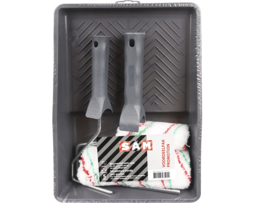 Verfkwast set met verfroller, beugel en verfbak