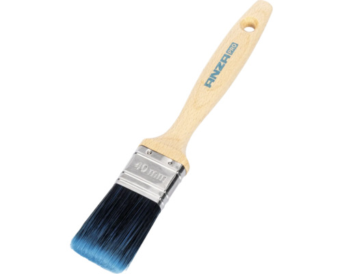 Platte kwast met houten handvat en 40 millimeter breedte