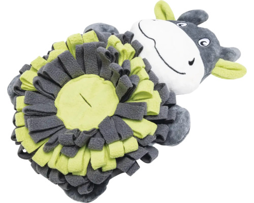 Hondenspeelgoed koe met snuffelmat