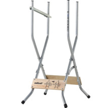 Wolfcraft zaagbok van metaal met houten plank