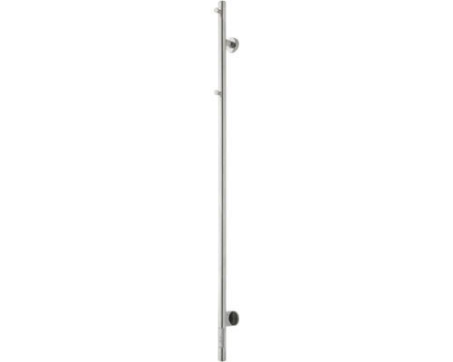 TVS Design Elektrische badkamerradiator ELDO 1 chroom met timer 140 x 6 cm Metalen handdoekstandaard