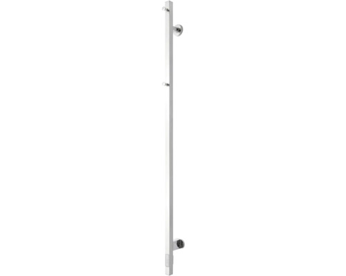 TVS Design Elektrische badkamerradiator ELDO 1F chroom met timer 140 x 6 cm Handdoekhouder van metaal voor wandmontage