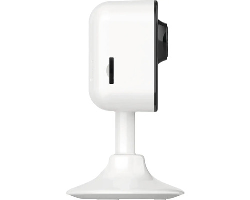 Witte bewakingscamera met voet