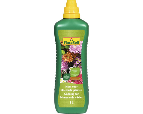 FLORASELF Bloeiende planten meststof 1 liter