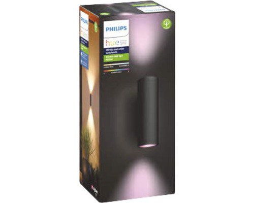 Verpakking van een Philips Hue White and Color Ambiance buitenwandlamp